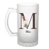 Chope de bière Mia Lettre Fleur - Planetee