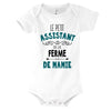 Body bébé Le Petit Assistant de la Ferme de Mamie - Planetee