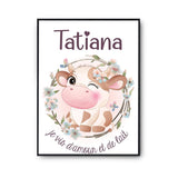 Affiche Tatiana Amour et Biberon de Lait Vache - Planetee