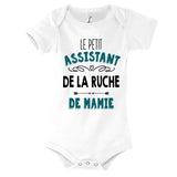 Body bébé Le Petit Assistant de la Ruche de Mamie - Planetee