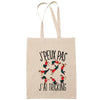 Sac Tote Bag J'peux pas Tricking beige - Planetee