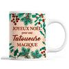 Tasse Noël Tatoueuse femme Beige - Planetee