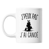Mug Canoë j'peux pas Blanc - Planetee