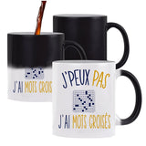 Mug Magique J'peux pas Mots croisés - Planetee