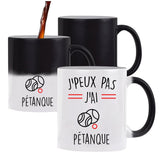 Mug Magique J'peux pas Pétanque Rouge - Planetee