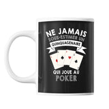 Mug Poker Quinquagénaire Homme 50 ans - Planetee