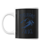Mug j'ai ski j'peux pas Noir - Planetee