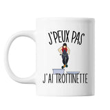 Mug Trottinette j'peux pas Blanc - Planetee