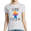 T-shirt femme boxe c'est la vie - Planetee