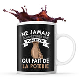 Mug personnalisable poterie Prénom Femme Métier Age pour Potière - Planetee