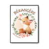 Affiche Bérangère Bébé d'amour Renard - Planetee