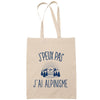 Sac Tote Bag J'peux pas Alpinisme beige - Planetee