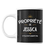 Mug propriété de Jessica - Planetee