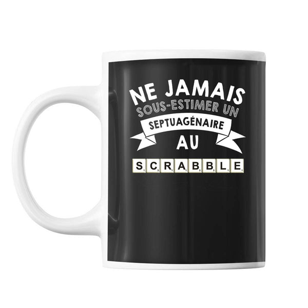 Mug Scrabble Septuagénaire Homme 70 ans - Planetee