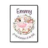 Affiche Emmy Amour et Biberon de Lait Vache - Planetee