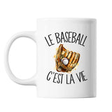 Mug Baseball c'est la vie - Planetee