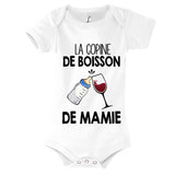 Body bébé La copine de boisson de mamie Vin - Planetee