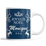 Tasse Noël Monique Bleu - Planetee