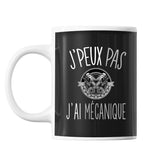 Mug Méca mécanique j'peux pas Noir - Planetee