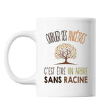 Mug Généalogie j'peux pas Blanc - Planetee
