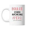 Mug Course Automobile C'est ma Routine Blanc - Planetee