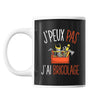 Mug Bricolage j'peux pas Noir - Planetee