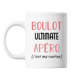 Mug Ultimate C'est ma Routine Blanc - Planetee