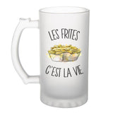 Chope de bière Frites c'est la vie Gras - Planetee