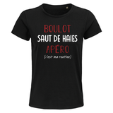 T-shirt femme Saut de Haies C'est ma Routine - Planetee