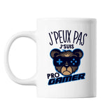 Mug E-sport pro gamer j'peux pas Blanc - Planetee