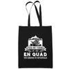 Sac Tote Bag Quad Légende tu deviendras Noir - Planetee