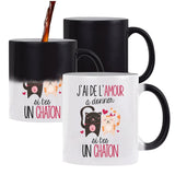 Mug magique Amour Chaton - Planetee