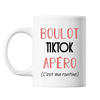 Mug Tiktok C'est ma Routine Blanc - Planetee