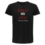 T-shirt homme BMX C'est ma Routine - Planetee