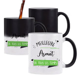 Mug magique Meilleure Asmat de tous les temps - Planetee
