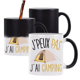 Mug Magique J'peux pas Camping - Planetee