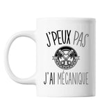 Mug Méca mécanique j'peux pas Blanc - Planetee