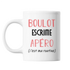 Mug Escrime C'est ma Routine Blanc - Planetee