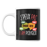 Mug Polyglot j'peux pas Noir - Planetee