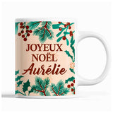 Tasse Noël Aurélie Beige - Planetee