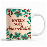 Tasse Noël Anne-Marie Beige - Planetee