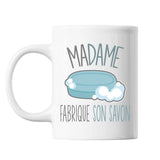Mug Fabrication savon j'peux pas Blanc - Planetee