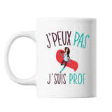 Mug Prof j'peux pas Blanc - Planetee