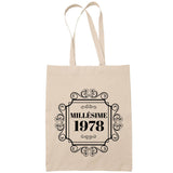 Sac Tote Bag Millésime 1978 beige - Planetee