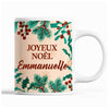 Tasse Noël Emmanuelle Beige - Planetee