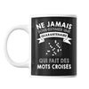 Mug femme mots croisés quarantenaire - Planetee