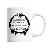 Mug La Patience est un plat qui se mange sans Sauce - Planetee