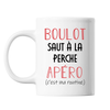 Mug Saut à la Perche C'est ma Routine Blanc - Planetee