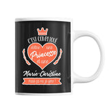 Mug Marie-Christine La Princesse | Tasse Prénom - Planetee