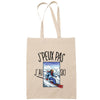Sac Tote Bag J'peux pas Ski beige - Planetee